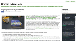 Desktop Screenshot of bytemining.com